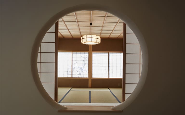 枯山水のある豪邸_和室