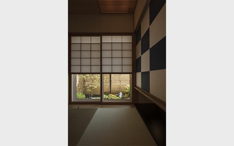 暖炉のある家_和室